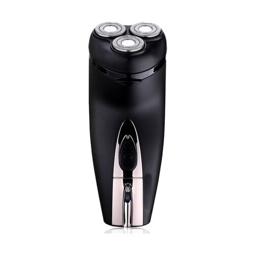 Electric Rechargeable Shaver Mens Rotate Three-beard Shaver Electric Easy Shave Quick Shave Comes With Knife Angle Post Sale
