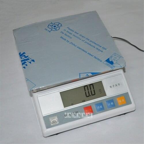 New 457A Precision Electronic Scale 10kg Digital Display Kitchen Scale Industrial Electronic Balance 10000g/0.1g weight 100-240V