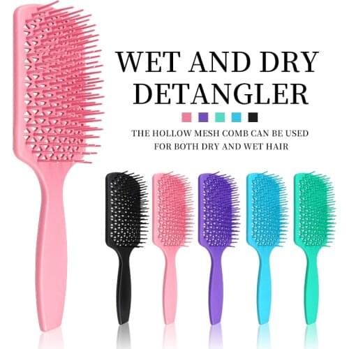 Male and female scalp massage comb anti-tangling curling comb anti-static hair brush hair salon hair care styling tool