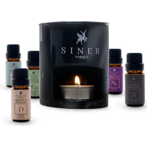 Siner Torque Siner Onix Handmade Ceramic Censer and 5 Pcs Censer Oil