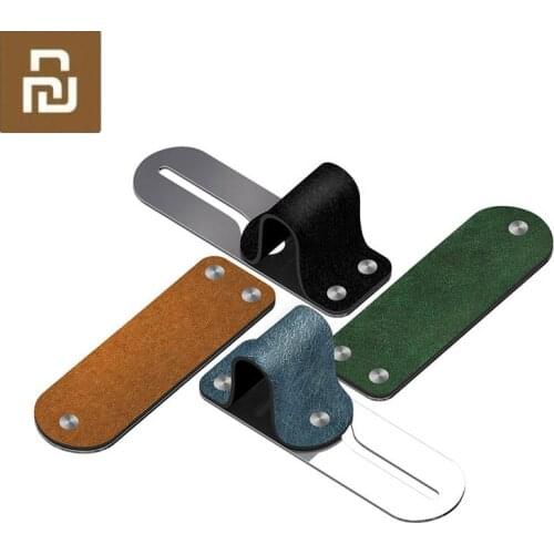 Xiaomi Finger Ring Holder Leather+Stainless Steel Mobile Phone Grip Car Phone Mount Stand for IPhone XS/X/8/7/6 Huawei Samsung