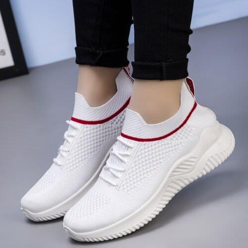 Summer Women Lightweight Sneakers Running Shoes Outdoor Sports Lace Up Casual Shoes Breathable Air Mesh Comfort Sneakers Women
