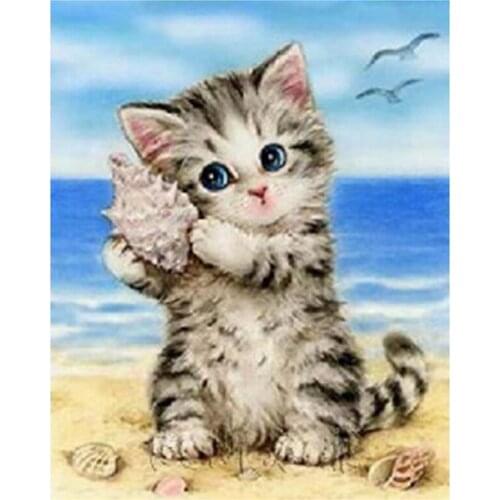 Best seller 5d diy full square drill diamond painting accessories,Cartoon cat,cross stitch embroidery Wedding decoration