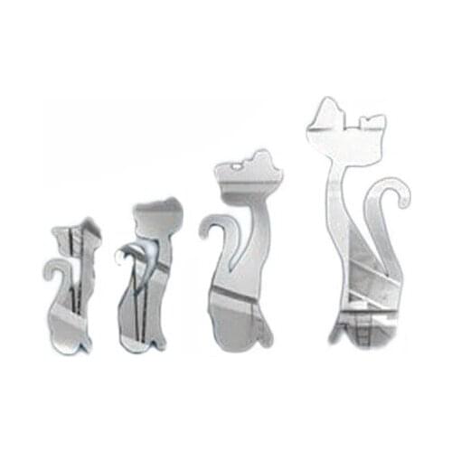 Cute Cats Acrylic decorative mirror mirror зеркало espejo miroir decorative objects