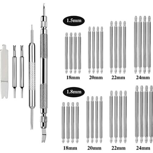 37-in-1 Spring Bar Tool Kit Watch Band Bracelet Wrist Strap Link Pin Remover Repair