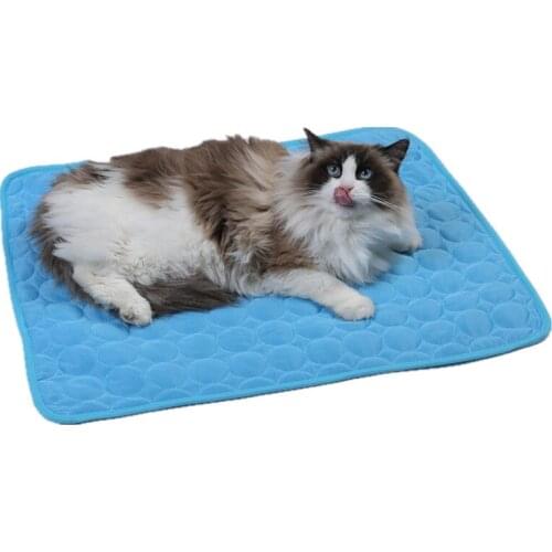 Dog Mat Cooling Summer Pad Mat for Dogs Cat Ice Pads Washable Sofa Breathable Blanket Pet Puppy Bed Pet Mat