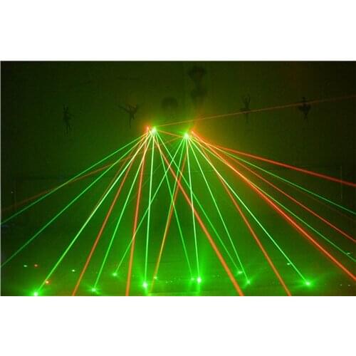Apollo eighty laser beam gloves/stage show/club,party show/Green and Red laser gloves