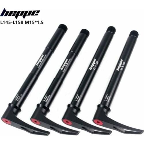 HEPPE MTB Bike Thru Axle Front Hub Shaft Skewers 15x100 15x110 Front Fork Thru Axle Quick Release 145/155/148/158mm M15xP1.5
