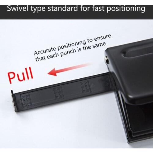 6 Holes Puncher Punch Office Binding Supplies Student Stationery Equipment Tool 1XCB