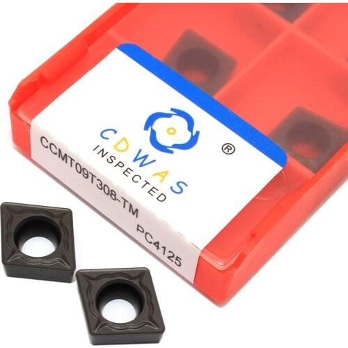 10PCS CCMT09T308 TM PC4125 High Quality Carbide Inserts Internal Turning Tool CCMT 09T308 CNC Lathe Cutter Tools For Steel