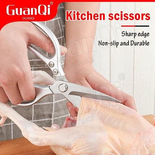Professional Chicken Bone Scissors Multifunctional Stainless Steel Household Kitchen Scissors Strong Scissors Cooking Cutter