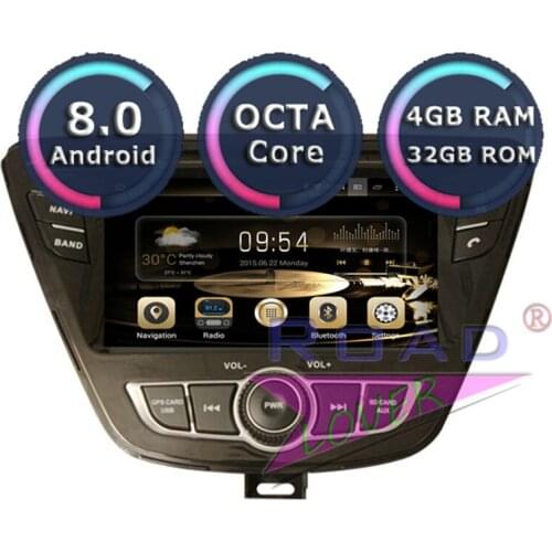 Roadlover Android 8.0 Car Multimedia DVD Player Audio For Hyundai Elantra Avante 2014- Stereo GPS Navigation Magnitol 2Din Radio
