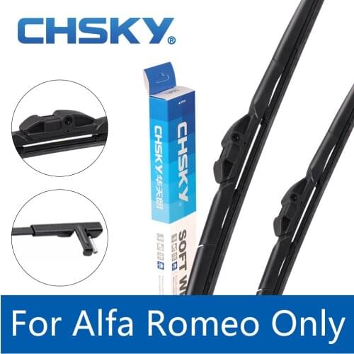 CHSKY Car Front Windshield Wiper Blade for Alfa Romeo 147 Alfa Romeo 159 GT Brera Giulietta Mito Spider Windscreen Wipers