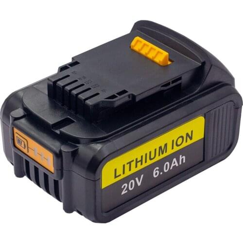 DCB200 20V Max XR 6.0AH Replacement Lithium Battery For DeWalt 18V DCB184 DCD780 DCF880 DCG412 DCS380 L50 BL1860 Battery Charger
