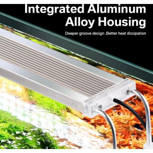 LED Aquarium Light Aquatical Plant Light Weed Grass Aluminum Alloy Full Spectrum Lamp Decor Fish Tank Lights Products