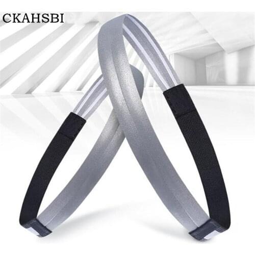 CKAHSBI Bike Reflective Safety Headband Bicycle Bandana Non-Slip Elasticity Soft Bezel Headdress 2018 GYM Sport Cycling Headwear