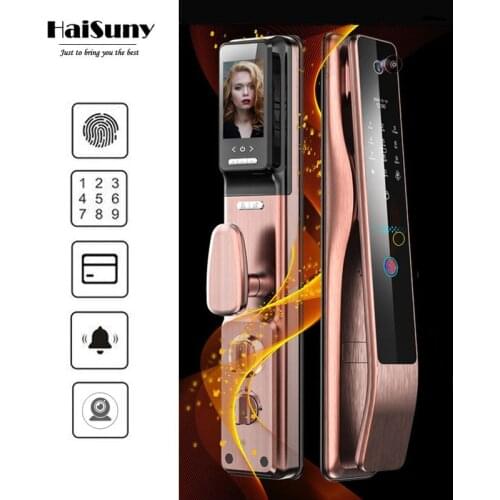 2020 Camera Function Smart Door Lock Biometric Fingerprint Lock Password IC Card Fingerprint Key Unlock Free Shipping To Brazil