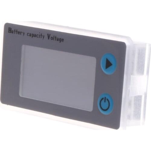 2018 10-100V Universal Battery Capacity Voltmeter Tester LCD Car Lead-acid Indicator W-store Oct24_A