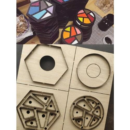 Japan Steel Blade Rule Die Cut Steel Punch Tangram Cutting Mold Wood Dies for Leather Cutter for Leather Crafts