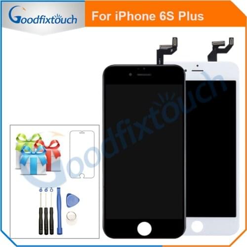 For iPhone 6SP 6S Plus LCD Display With Touch Screen Digitizer Assembly No Dead Pixel Replacment Parts With Gift Free Shipping