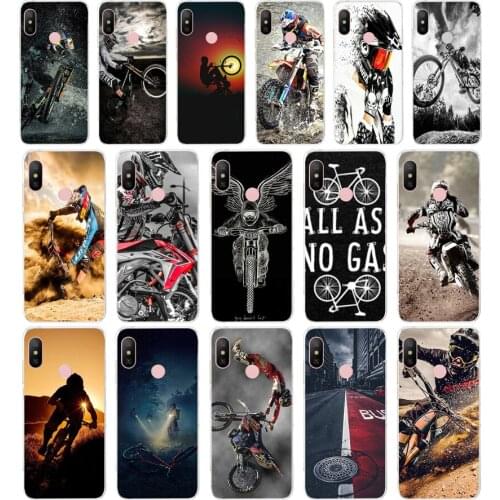 12 Amazing mountain bike Bicycle MTB design gift Soft Silicone Tpu Cover phone Case for Xiaomi Redmi 6 8 8a Note 8 Pro 8t case