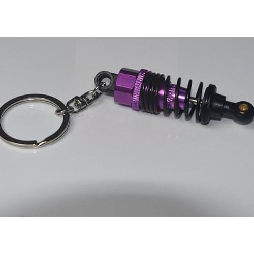 1 Pc New Fashion Spring Shock Absorber Keychain Creative Unisex Gift Lovers Ring Keychain Wholesale For Car Bag Car Pendant T6S2