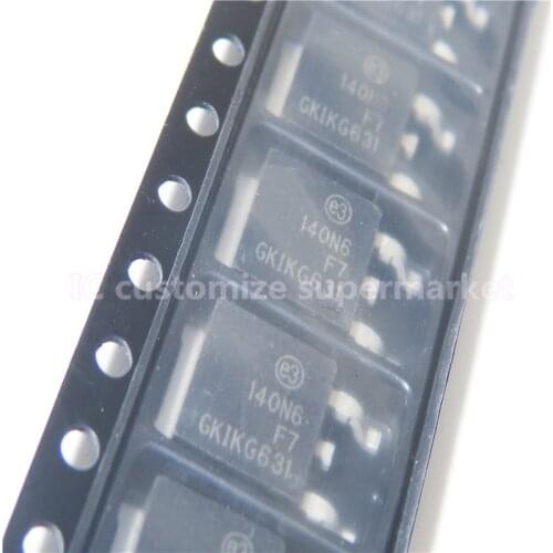 10PCS/LOT NWE 140N6F7 STD140N6F7 TO-252 60V 80A SMD Transistor