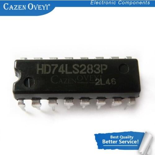 5pcs/lot HD74LS283P DIP-16 74LS283 DIP16 SN74LS283N DIP DM74LS283N new and original IC In Stock
