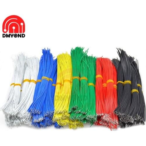 500PCS UL1007 Wire 24AWG 8CM/10CM/15CM/20CM 1.4mm PVC Electronic Cable UL Certification Multifunction Tools Line 300V