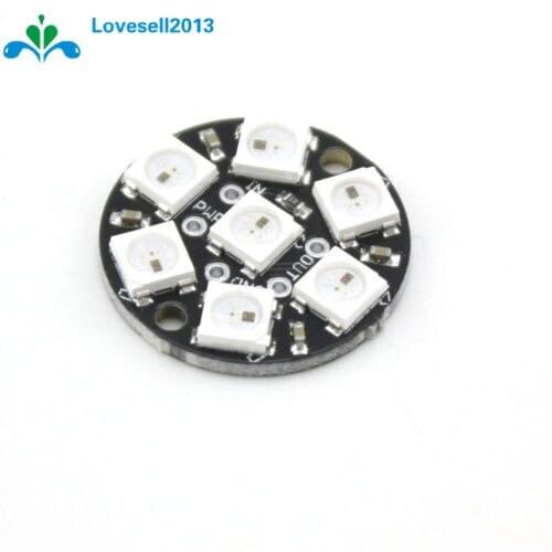 7-Bit 7 Bits LEDs WS2812 5050 RGB LED Ring Lamp Light with Integrated Drivers For Arduino