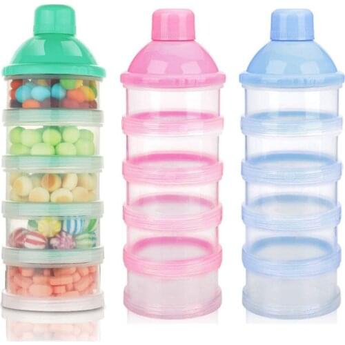 Baby Milk Powder Dispenser Stackable Baby Feeding Travel Storage Container 3Pack