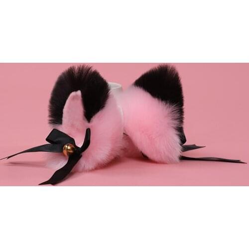 Two-color Cat Ears Hairpin Plush Cute Headband Jewelry Lolita Headdress Accessories Fox Ears Hairpin Hairpin Hair Accessories