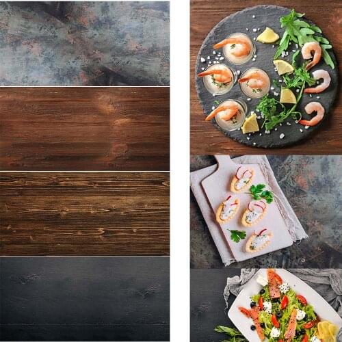Ins Photos Backdrop AOSTO Waterproof Surface Paper Background 88x40cm Rolling Shipping Brown Wood Black Wall Design