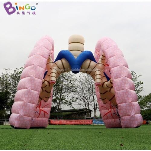 Personalized 4.6x3x4 meters giant inflatable lungs / large lung inflatables for decoration toys