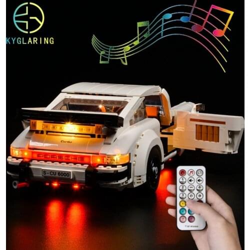 Kyglaring Led Lighting Set DIY Toys for CREATOR 10295 911Turbo Targa Car Blocks Building