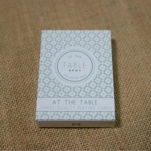 At The Table Green Deck Playing Cards Poker Size USPCC Custom Limited Ed. New Sealed Magic Props