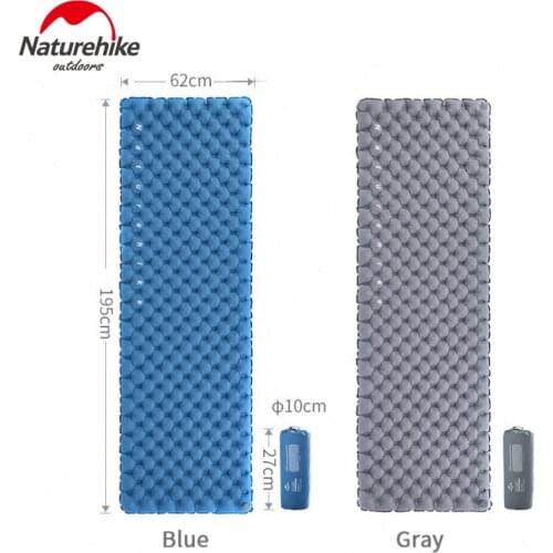 Naturehike Inflatable Mattress 8cm Thicken Camping Picnic Soft Mat Ultralight Outdoor Camping Equipment Tent Bed Sleeping Pad