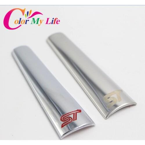 Color My Life Car Handbrake Sequin Interior ST Hand brake Trim Sticker For Ford Focus 2 3 4 MK2 MK3 MK4 2009 To 2017 Accessories