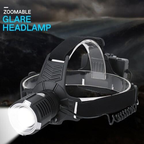 USB Rechargeable Super bright powerful Headlamp XHP- P71 LED ZOOM Headlamp zooming Head Lamp Fishing headlight Flashlight torch