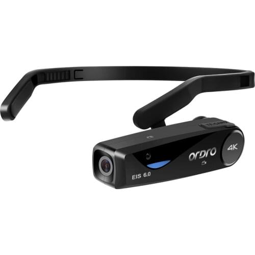 POV Video Camera Head Mounted Wearable Ordro EP6 FPV WiFi 4K Camcorder Filmadoras Webcam for YouTube Vlogging Blogger