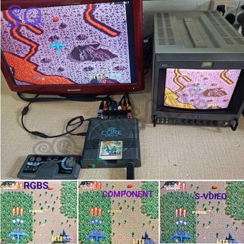 Signal Audio Video Convertor for SCART/RGBS/COMPONENT/S-VIEO/CBVS Output Compatible PCE Cassette Arcade game Console cabinet