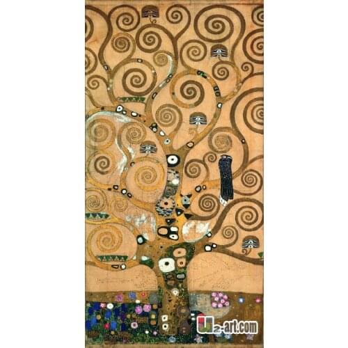 Canvas Prints- Gustav Klimt Tree of life giclee prints for bedroom 10-gw-1 (31)
