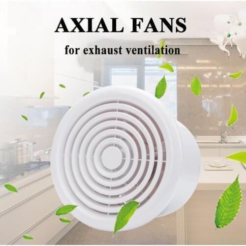 4/6 inch electric Plastic air vent cover bathroom ceiling wall exhaust ventilation fan grille for round duct pipe 100/150mm 220V