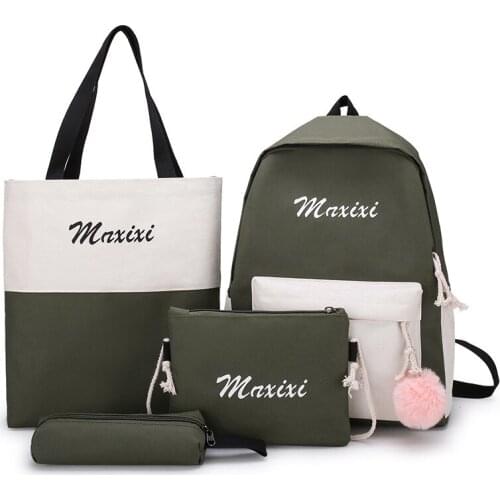 Schoolbag female student Korean leisure junior high school college wind high school ancient backpack girl heart schoolbag