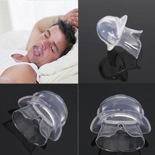 2021 New Style Silicone Anti Snoring Tongue Device Sleep Apnea Aid Stop Snore Stopper Sleeve
