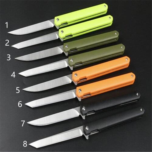 Folding Knife 4 Color Magic Pen (ABS) Hnadle D2 Steel Sharp Blade High Hardness Hunting Camping Pocket Knifes EDC Tool