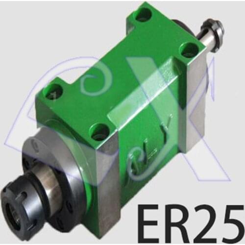 Drilling ER25 1.5KW collet power head, power milling engraving machine spindle head, turning head, milling and cutting head