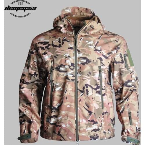 Waterproof Outdoor Hunting Hiking Outwear Coats Military Clothing Tactical Jackets Coat Breathable Windbreaker Sports Clothes