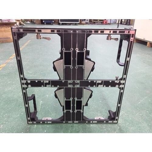 500x500mm P3.91/P4.81 die casting aluminum empty cabinet, led display panel, 250x250mm module, Indoor outdoor led video wall