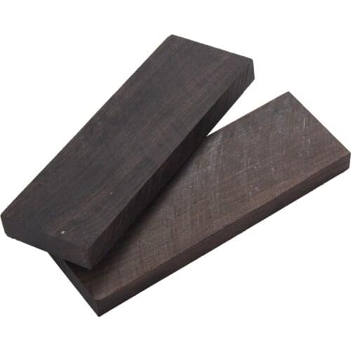 DIY Knife Handle Material African Blackwood Melanoxylon Wood Blocks 120X40X10mm